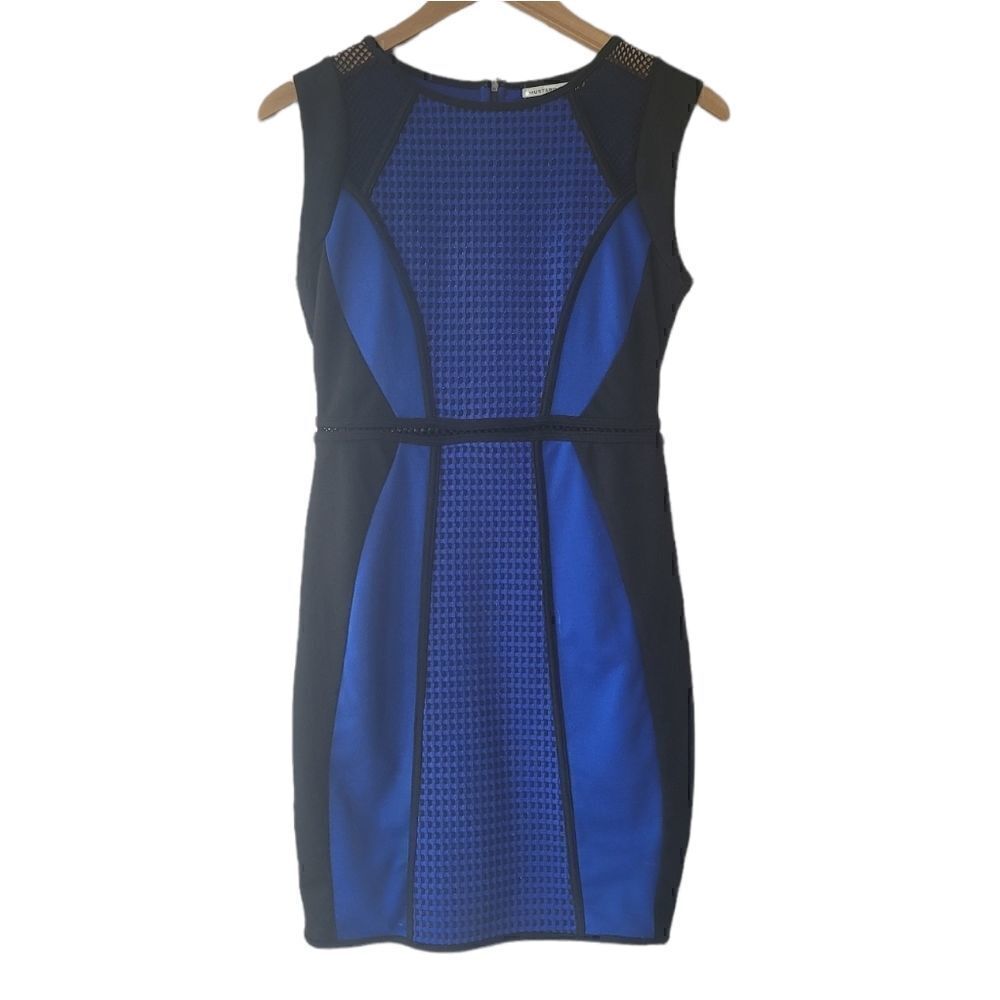 Mustard Seed Blue and Black Dress - Size M
